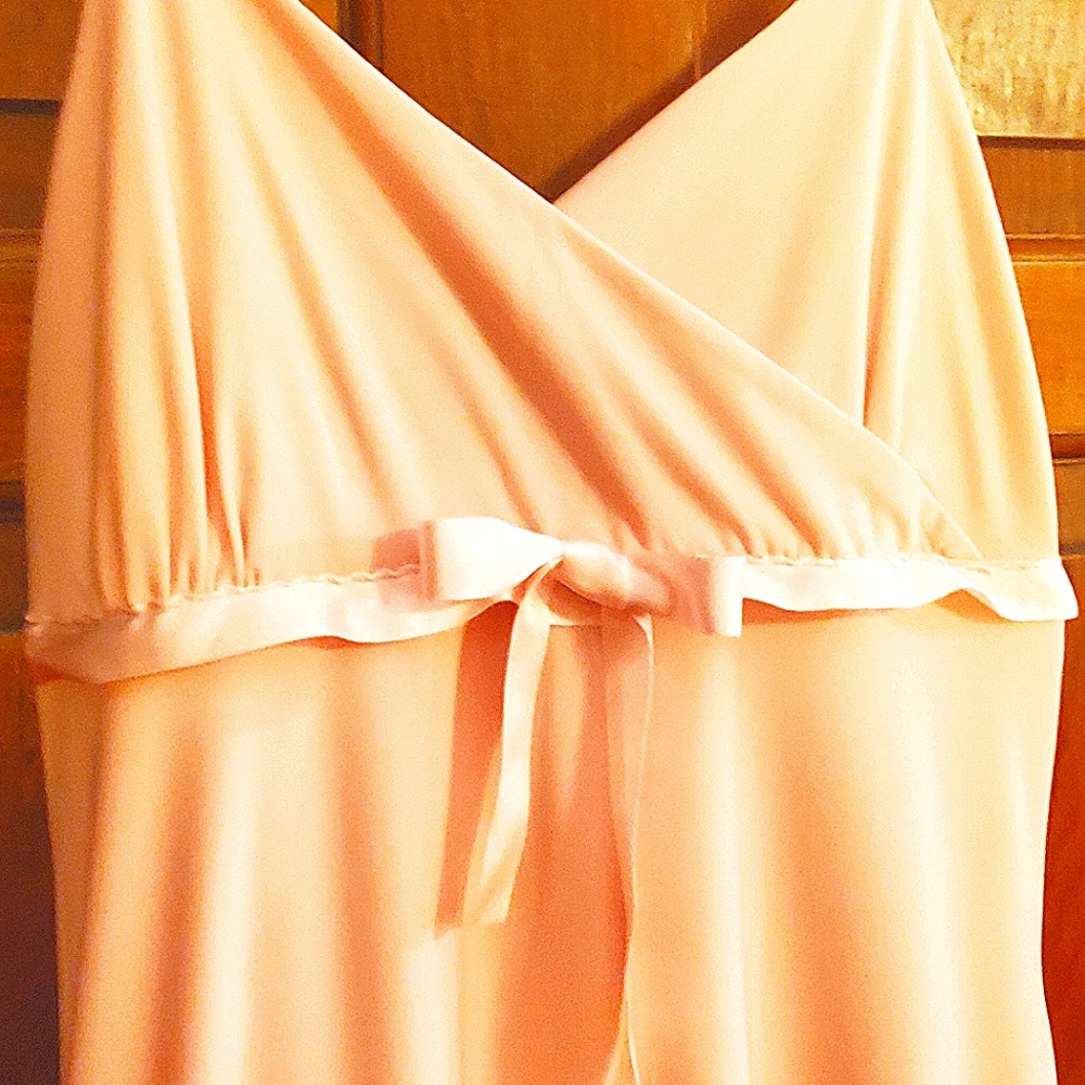 Ballet Pink Babydoll Dress Fit Flare Skater size m/l